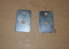 f. Krauser K 2 Halteschloss 2x Metallplättchen, gebraucht, gt. Zustand.