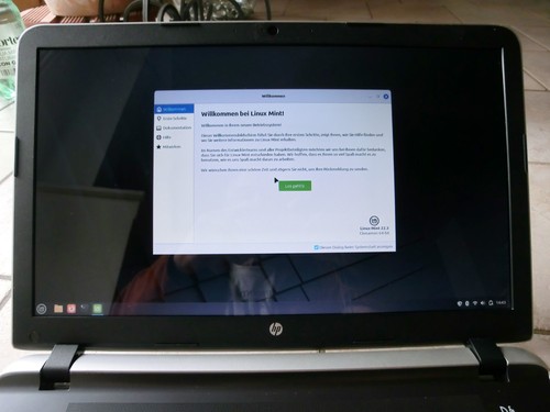 Pavilion mit linux - hp, 17"