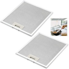 2x Metallfettfilter für Dunstabzugshaube 305x267mm, Fettfilter