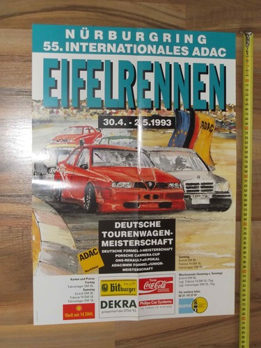 1993 dtm poster - poster, eifelrennen