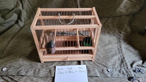 Vogelkäfig aus holz - vogelkäfig,