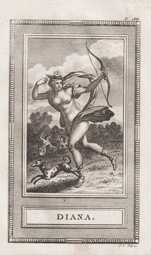 Diana göttin der jagd - göttin,