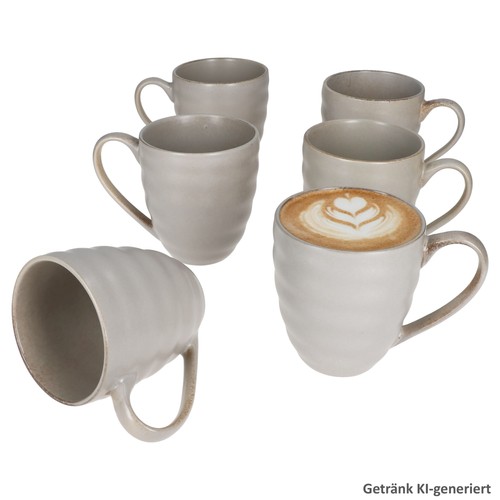 Clay grau 6er set - clay,
