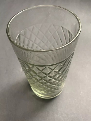 Sehr altes äppelwoi glas - sehr, /