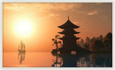 Könighaus Infrarotheizung - 1000W Bildheizung in HD 200+Motive + Thermostat