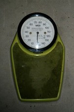 alte antike Personenwaage Arztwaage original Seca Top  Vintage chabby wiegen 