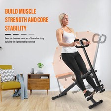 Heimtrainer Fitness Fahrrad Klappbarer Hometrainer Cardio Ergometer Trimmrad