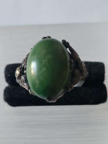 Art deco silber - ring, ovaler