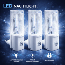Led nachtlicht 3er set - nachtlicht,