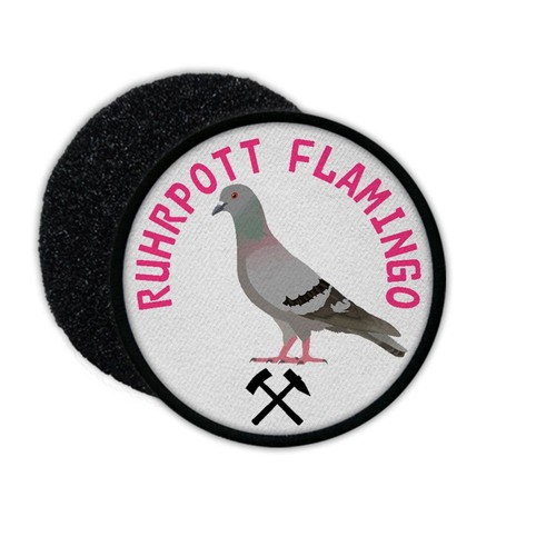 Patch ruhrpott flamingo taube - patch,