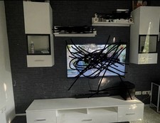 Helvetia Wohnwand Sarah, (Set, 5-St)weiss/schwarz