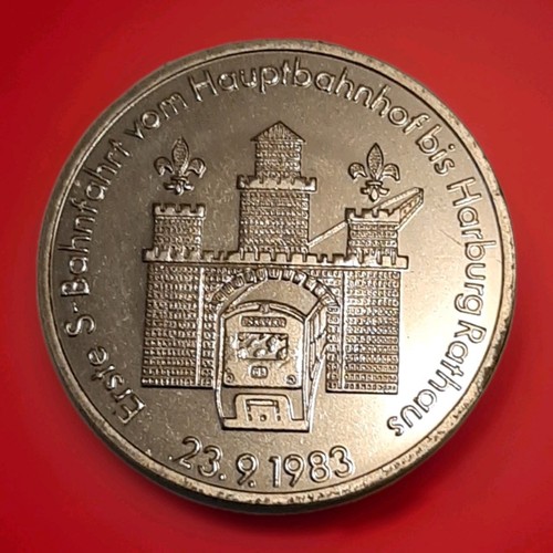 Medaille hamburg 1983 - hamburg, erste