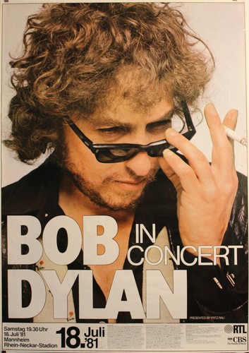 Bob dylan concert poster - dylan, in