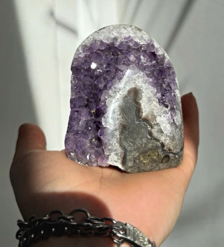 Amethyst druse geode violett - amethyst,