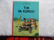 Tim und Struppi Tim im Kongo Carlsen 1976 1. Auflage 1.Serie Z 1