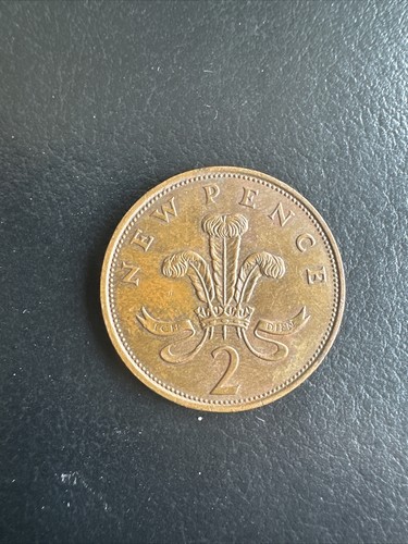 Seltene new pence münze - seltene, 2p
