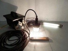 Gifas Trenntrafo 230V auf 2x 42V Niederspannung + 2x Leuchte  -   inkl.19%