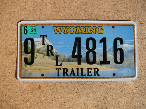 Kennzeichen wyoming trl - 9,