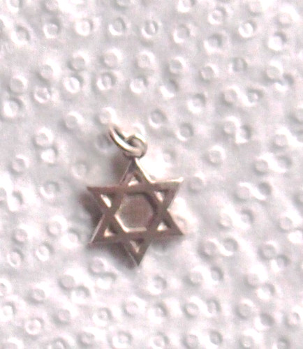 Davidstern charm anhänger - davidstern,