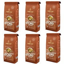 6 x 1000g Dallmayr Kaffeebohnen Crema d'Oro Intensa Kaffee Stärke 8/10