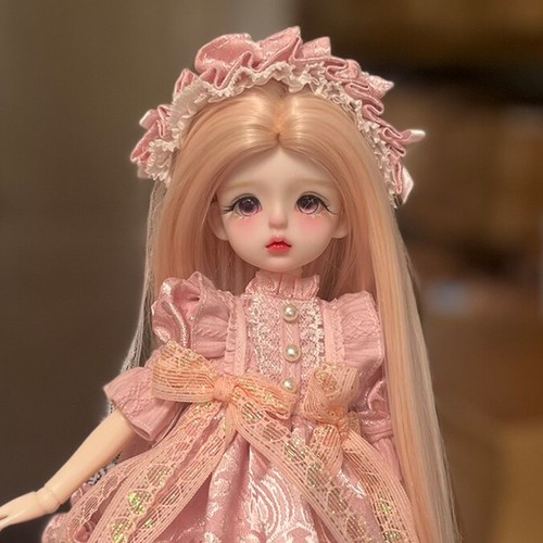 Rosa prinzessin bjd puppe 30cm - prinzessin,