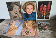 6 x Autogramm - PEGGY MARCH - signierte Autogrammkarte - Handsigniert - signed