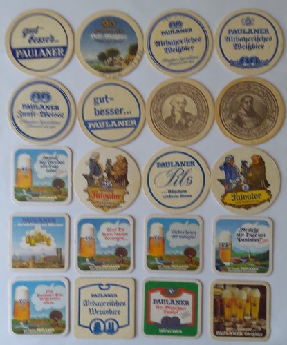 Alte bierdeckel paulaner - alte,