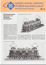 ROCO REPORT 6 Katalog 1979 Elektrolokomotive BR E 32 DB D aa
