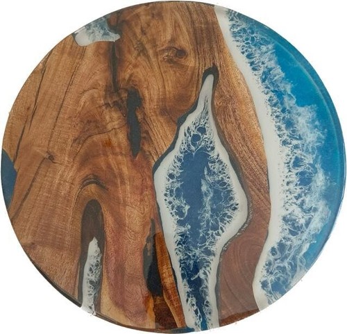 Ozeanblau epoxidharz - 36",