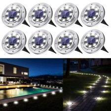 4X SOLARLEUCHTE 8LED