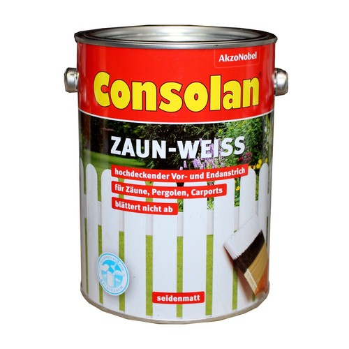 Consolan zaunweiss beule 5l - zaunweiss, 2,5l
