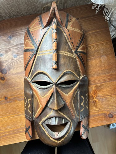 Afrikanische holzmaske - afrikanische,