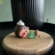 monchichi figur 1979 Sekiguchi Japan ,Krank mit Eisbeutel und Decke/RAR