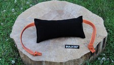 Beißrolle Leder mit Bänder 30 x 10 cm Beißkissen Malinois Boxer Schäferhund IGP