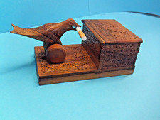 Vintage zigarettenspender holz - vintage,