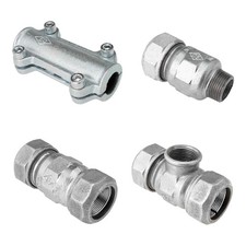 EO Temperguss Dichtschelle Reparaturschelle Dichtungsschelle Verbinder wie GEBO