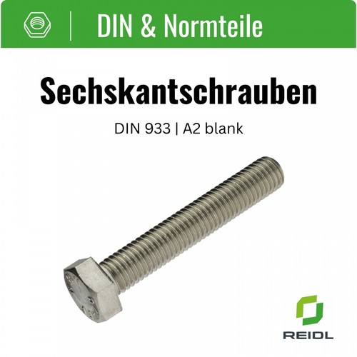 Sechskantschrauben din 933 - sechskantschrauben,