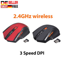 PC Maus Kabellos USB Wireless Mouse Computer Notebook Laptop Funkmaus WIN7