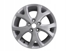 1x Alufelge 17 Zoll 6.5" 5x114.3 52 5ET Glanz Schwarz Mazda 3 5 Rim Wheel