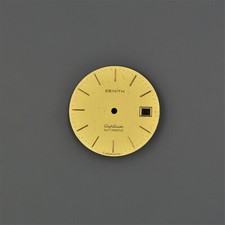 ZENITH Swiss Vintage Dial Zifferblatt 26,1mm Gold Date Automatic Captain