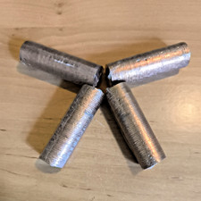 4 x 1971 versiegelte Bankrollen Dezimal 1/2 Pfennig, je 50, Erstausgaben unzirkuliert