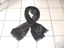 TCM Schal / Tuch  Farbe grau und schwarz, TOP