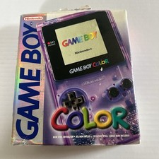 Nintendo Gameboy Color Transparent Lila Ovp Nur Ovp