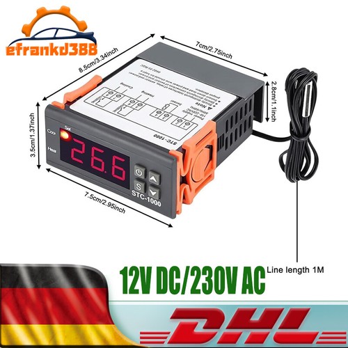 Digitaler temperaturregler - digitaler, dc