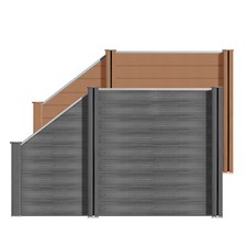 WPC Zaun Lamellenzaun