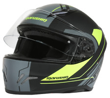 Motorradhelm Marushin RS3  matt-grau-neongelb Gr. L