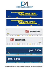 LKW Auflieger Livery 1 Folie Design Selbstklebend H0 1:87 Modellbau