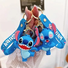 Lilo & Stitch Schlüsselanhänger Figur Geschenk Anhänger für Schulranzen Rucksack