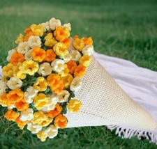 Häkelblumen Rosenstrauß