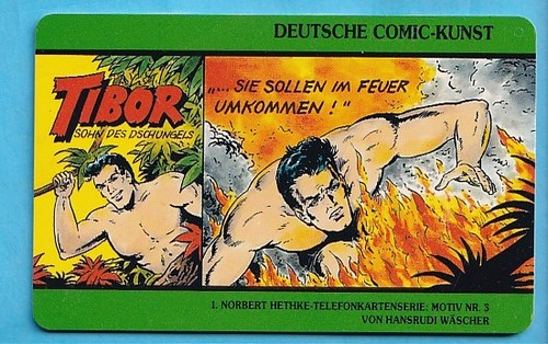 Hethke comic telefonkarte - comic,